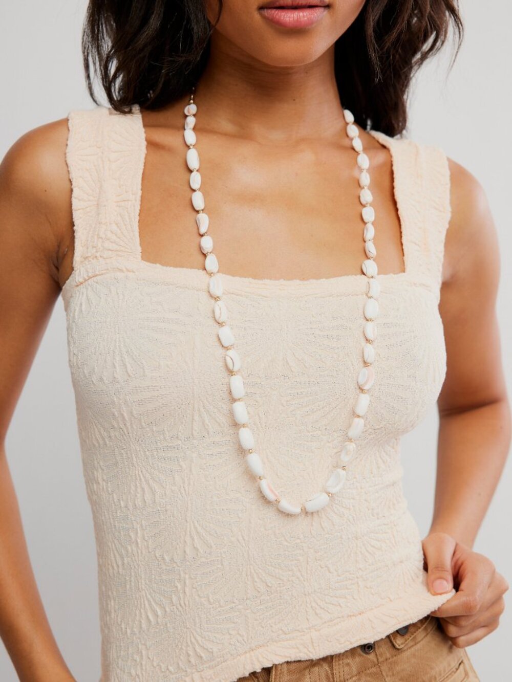 🆕 FREE PEOPLE Love Letter Cami / Apricot Cream